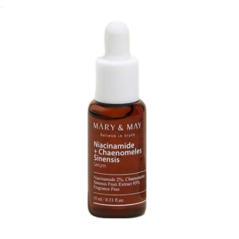 Освітлювальна сироватка для обличчя Mary &amp; May Niacinamide + Chaenomeles Sinensis Serum з ніацинамідом і хеномелесом, 10 мл